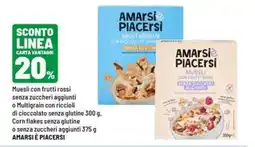 Iper La Grande Muesli con frutti rossi senza zuccheri aggiunti o Multigrain con riccioli di cioccolato senza glutine offerta