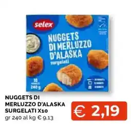 Mercatò Local Selex nuggets di merluzzo d'alaska offerta
