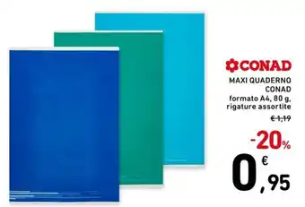 Maxi quaderno Conad