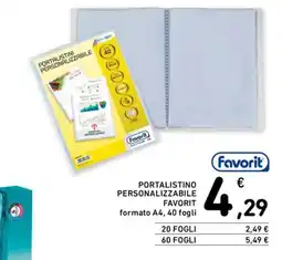 Spesa Facile Conad Portalistino personalizzabile Favorit offerta