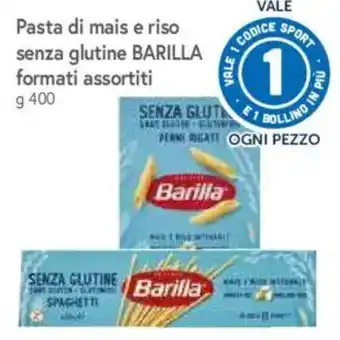 A&O Pasta di mais e riso senza glutine Barilla offerta
