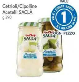 A&O Cetrioli/Cipolline Acetelli SACLA offerta