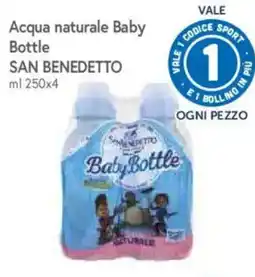 A&O Acqua naturale Baby Bottle San Benedetto offerta