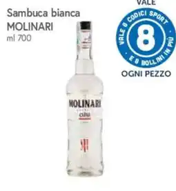 A&O Sambuca bianca Molinari offerta