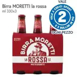 A&O Birra Moretti la rossa offerta
