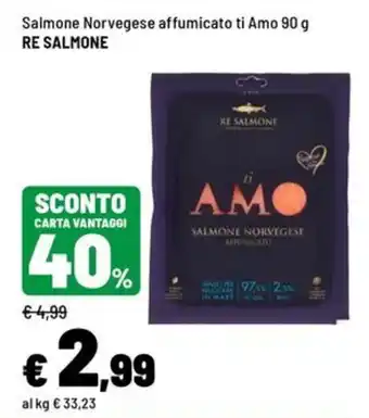 Salmone Norvegese affumicato ti Amo