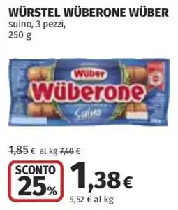 Coop Superstore Wüberone suino offerta