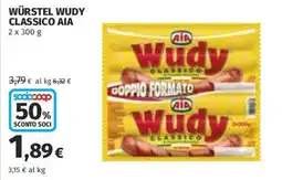 Coop Superstore Würstel Wudy Classico AIA offerta