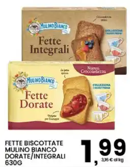 Interspar Fette biscottate Mulino Bianco Dorate/Integrali offerta