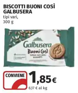 Coop Superstore Biscotti buoni così Galbusera offerta