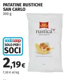 Coop Superstore Patatine rustiche San Carlo offerta