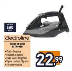 Iper La Grande Electroline ferro da stiro extiron581 offerta
