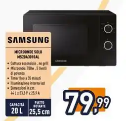 Iper La Grande Samsung microonde solo offerta