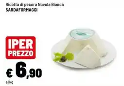 Iper La Grande Ricotta di pecora Nuvola Bianca Sardaformaggi offerta