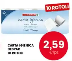 Interspar Carta igienica Despar offerta