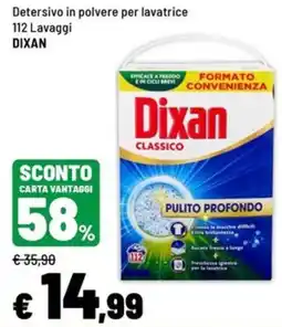Iper La Grande Detersivo in polvere per lavatrice Dixan Classico offerta