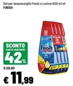 Iper La Grande Gel per lavastoviglie Finish offerta