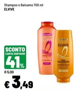 Iper La Grande Shampoo o Balsamo Elvive offerta