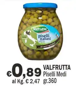 Primo Prezzo Valfrutta Piselli Medi offerta