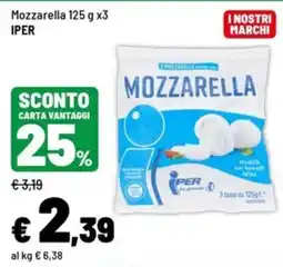 Iper La Grande Mozzarella Iper offerta
