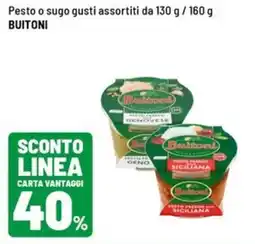 Iper La Grande Pesto o sugo gusti assortiti offerta