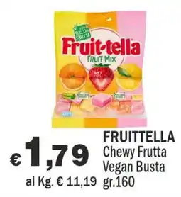 Primo Prezzo Fruit-tella Chewy Frutta Vegan offerta