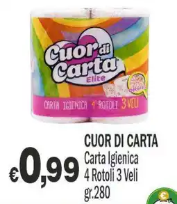 Primo Prezzo Cuor di Carta Carta Igienica offerta