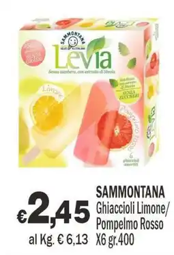 Primo Prezzo Sammontana Ghiaccioli Limone/Pompelmo Rosso offerta