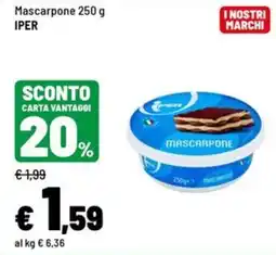 Iper La Grande Mascarpone Iper offerta