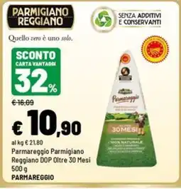 Iper La Grande Parmareggio Parmigiano Reggiano DOP offerta