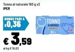 Iper La Grande Tonno al naturale Iper offerta