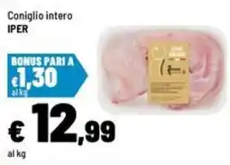 Iper La Grande Coniglio intero Iper offerta
