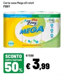Iper La Grande Carta casa Mega Foxy offerta