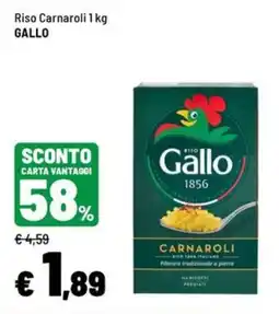 Iper La Grande Riso Carnaroli Gallo offerta