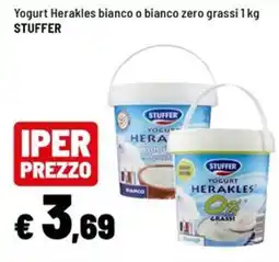 Iper La Grande Yogurt Herakles bianco o bianco zero grassi offerta