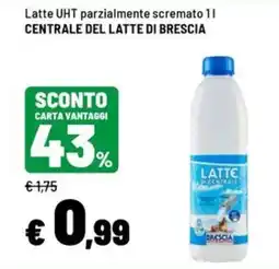 Iper La Grande Latte UHT parzialmente scremato offerta
