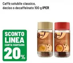 Iper La Grande Caffè solubile classico Iper offerta