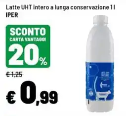 Iper La Grande Latte UHT intero a lunga conservazione offerta