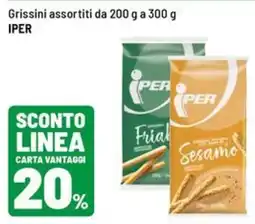 Iper La Grande Grissini assortiti Iper offerta