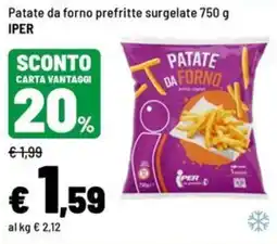 Iper La Grande Patate da forno prefritte surgelate Iper offerta