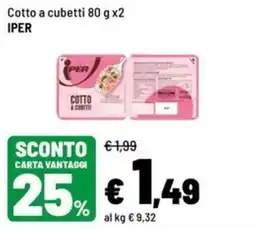 Iper La Grande Cotto a cubetti Iper offerta