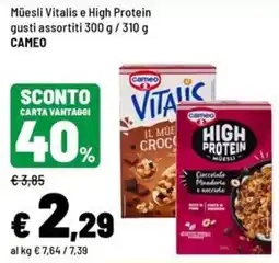 Iper La Grande Müesli Vitalis e High Protein offerta
