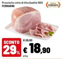 Iper La Grande Prosciutto cotto di Alta Qualità 1956 Ferrarini offerta