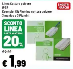 Iper La Grande Kit Piumino cattura polvere offerta