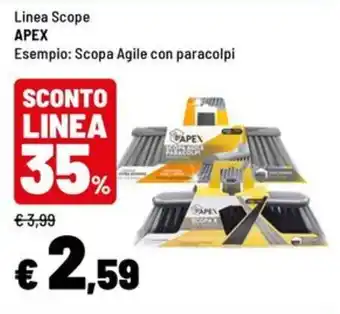 Scopa Agile con paracolpi