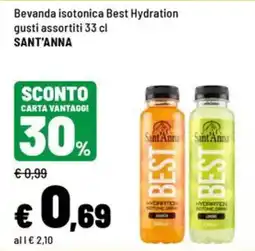 Iper La Grande Bevanda isotonica Best Hydration Sant'Anna offerta