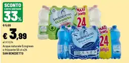 Iper La Grande Acqua naturale Ecogreen o frizzante offerta