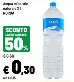 Iper La Grande Acqua minerale naturale NORDA offerta