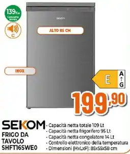 Ipercoop Sekom frigo da tavolo offerta
