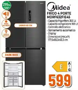 Ipercoop Midea frigo 4 porte offerta
